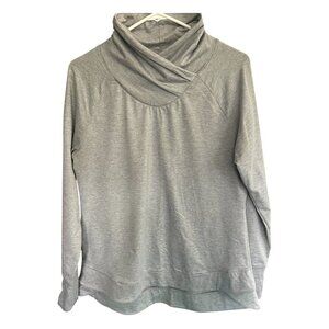 Apana Women’s Athletic Long Sleeve Workout Top Minimalist Loungewear Size Medium